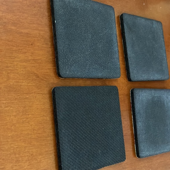 VINTAGE ROBERT RODENBURGER 3.5” SQUARE FOAM COASTERS FEATURING “POPPY GARDEN” - Picture 10 of 12